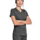 Women's 5-Pocket Rib Knit V-Neck Scrub Top