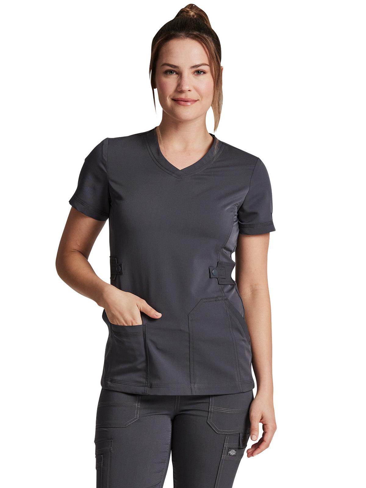 Women's 3-Pocket V-Neck Top