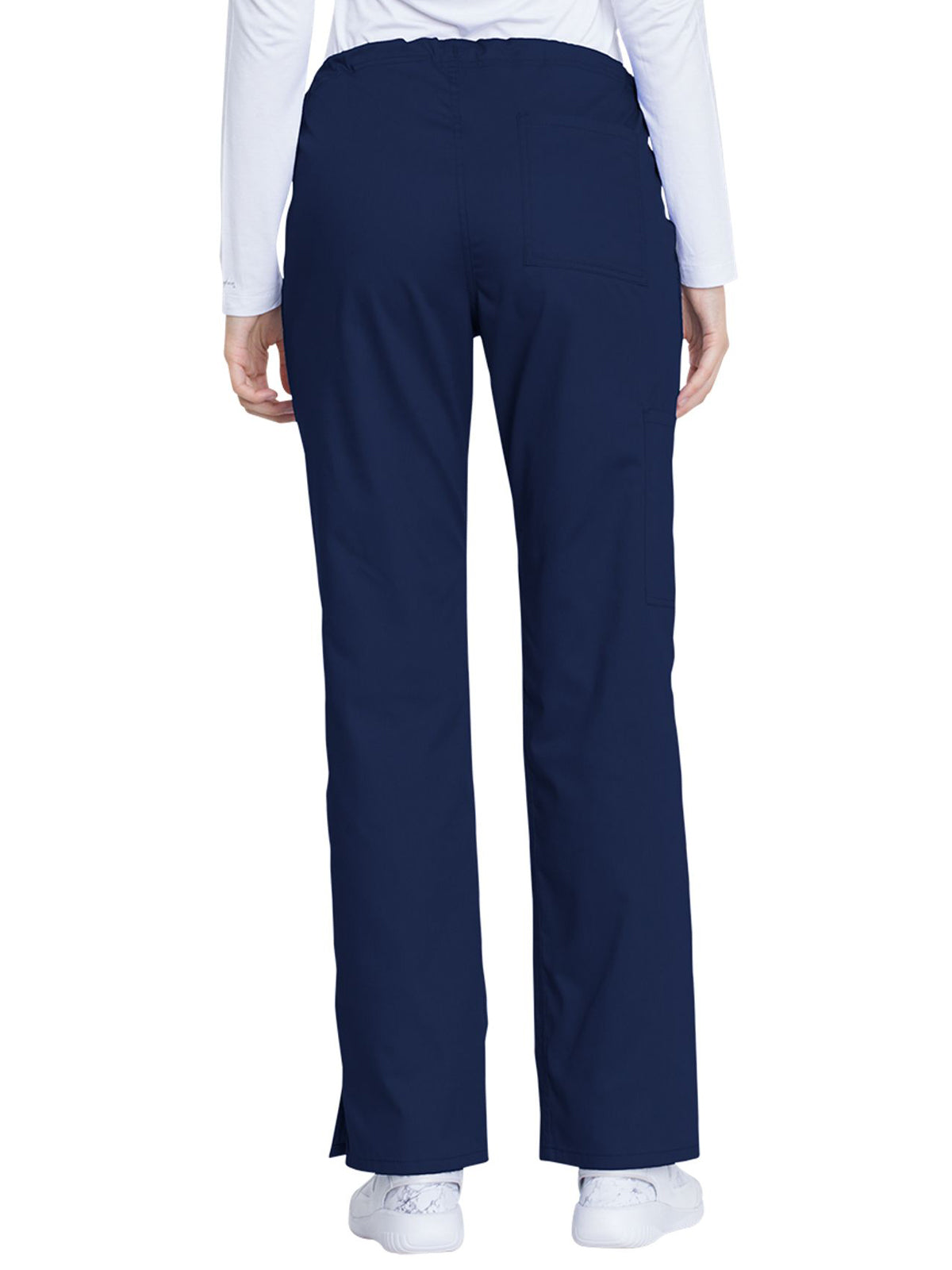 Women's 4-Pocket Mid Rise Straight Leg Pant