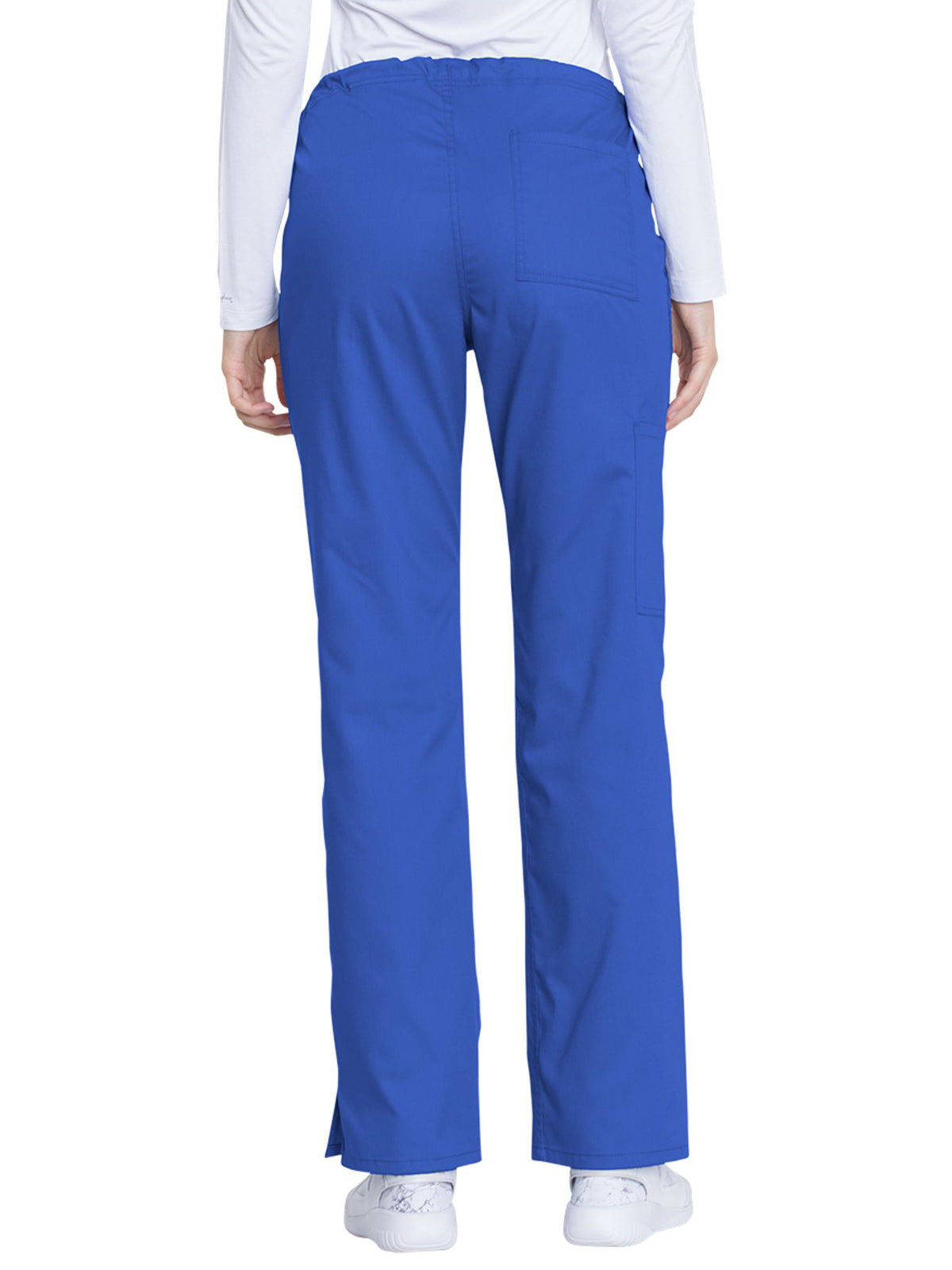 Women's 4-Pocket Mid Rise Straight Leg Pant