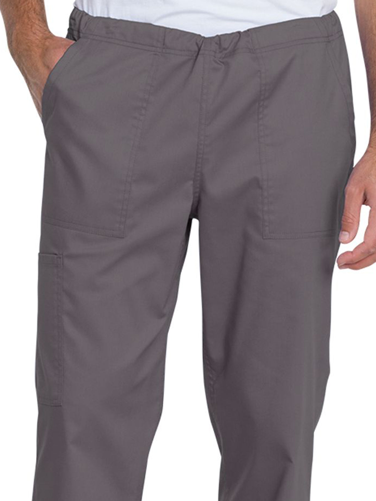 Unisex Mid Rise Straight Leg Pant