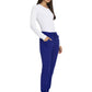 Women's Drawstring Jogger - HS030 - Galaxy Blue