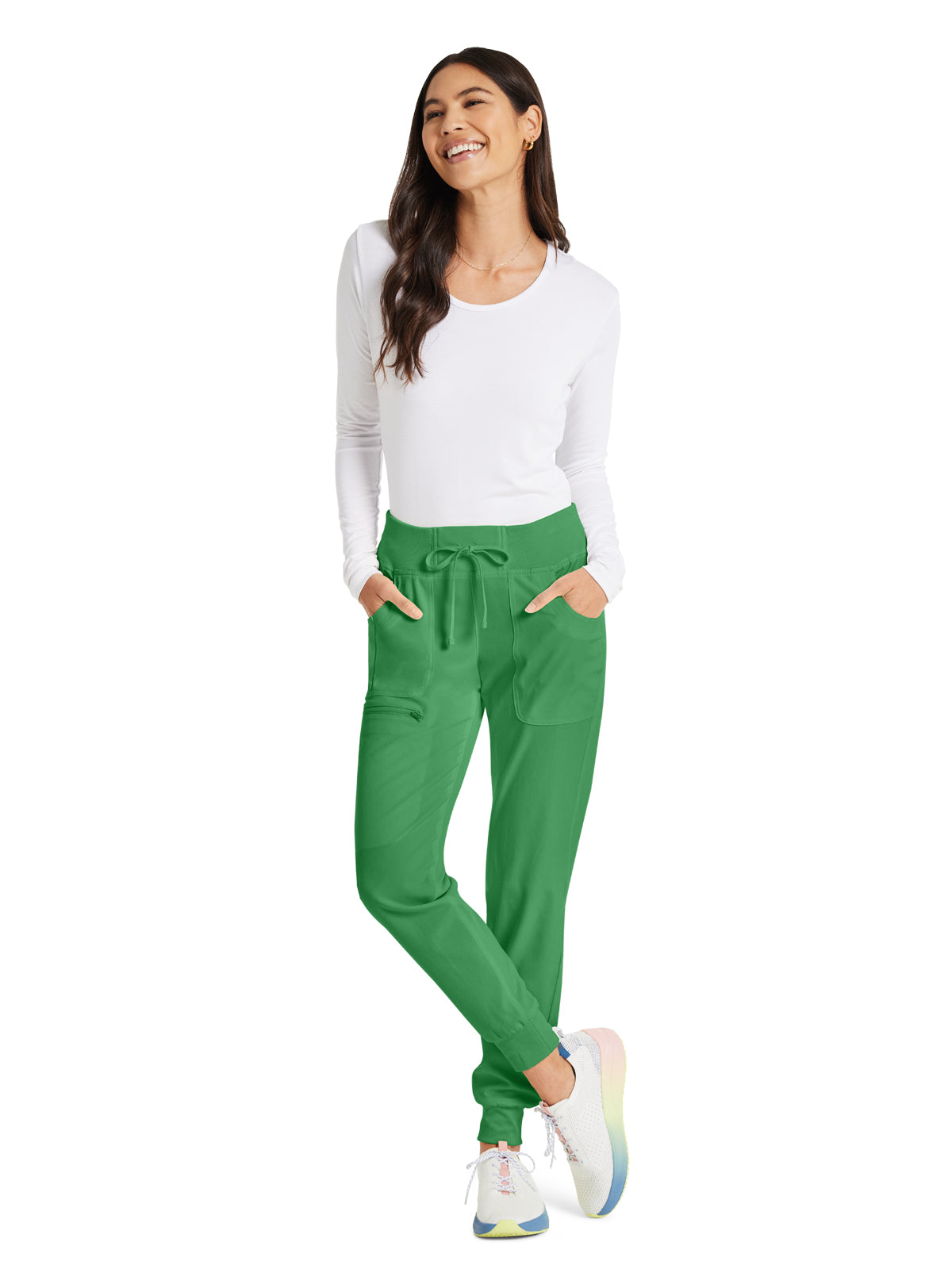 Women's Drawstring Jogger - HS030 - Kelly Green