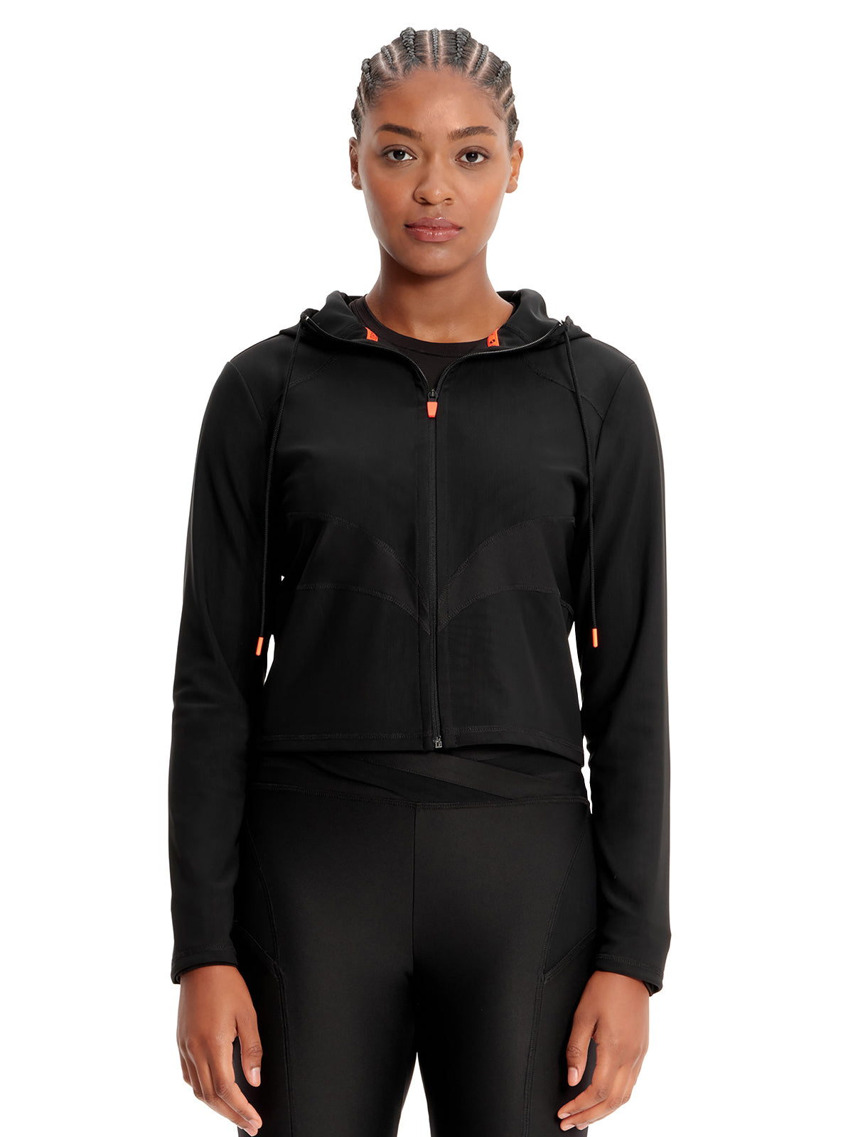 Women's 2-Pocket Zip Front Crop Jacket