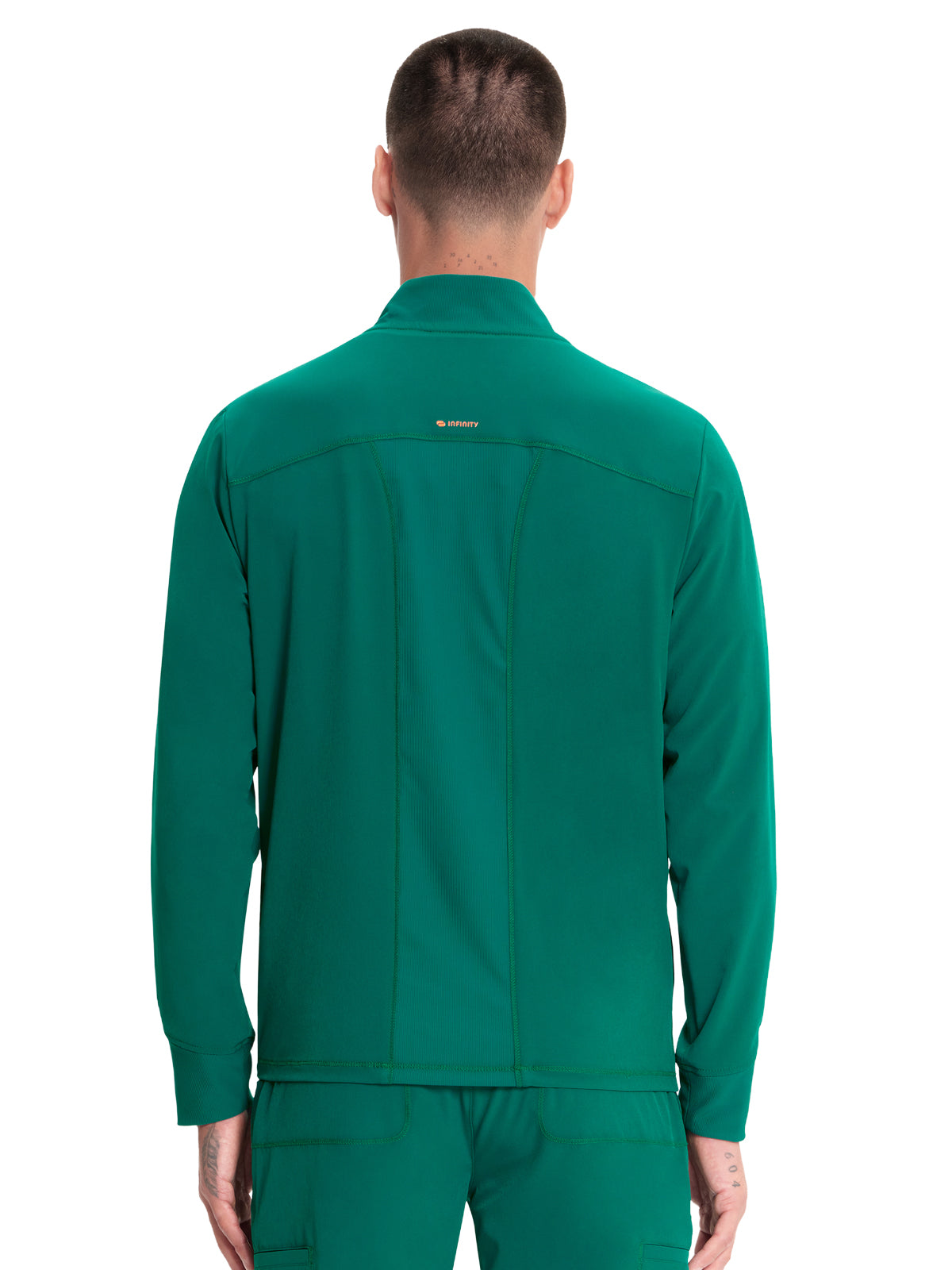 Men's Zip Front Scrub Jacket