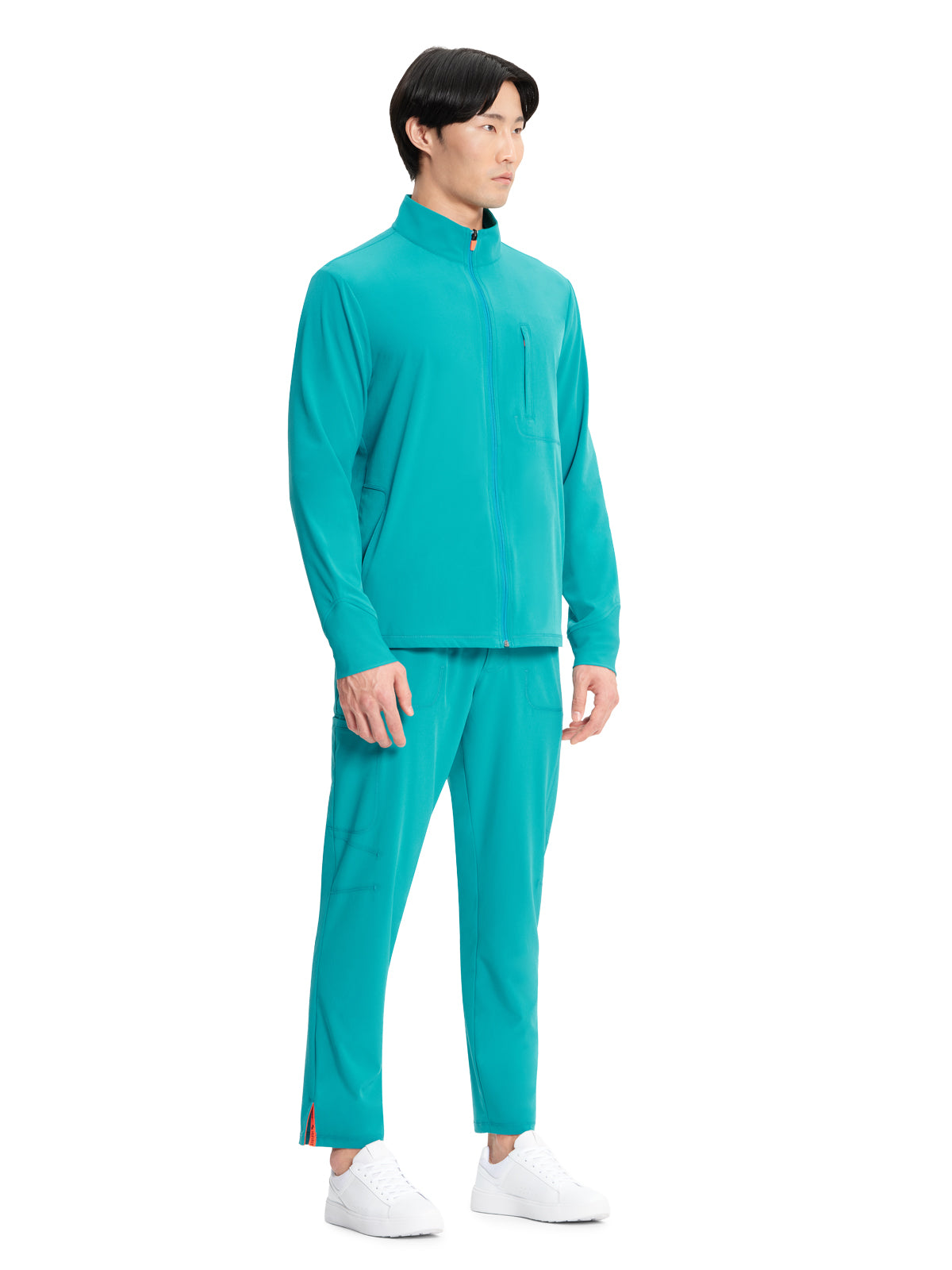 Men's Zip Front Scrub Jacket