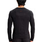 Men's Long Sleeve Underscrub Tee - IN608 - Black