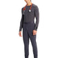Men's Long Sleeve Underscrub Tee - IN608 - Pewter
