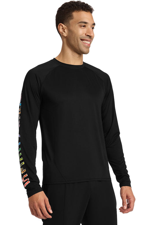 Unisex Pocketless Underscrub Tee - IN619 - Black