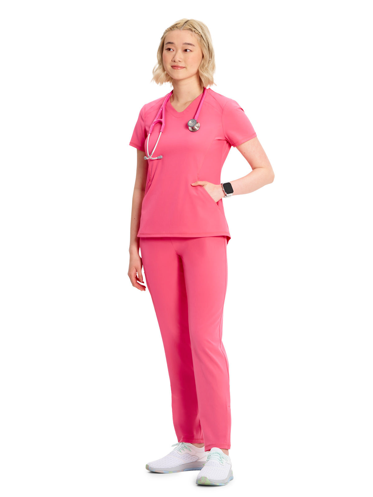 Women's V-Neck Scrub Top