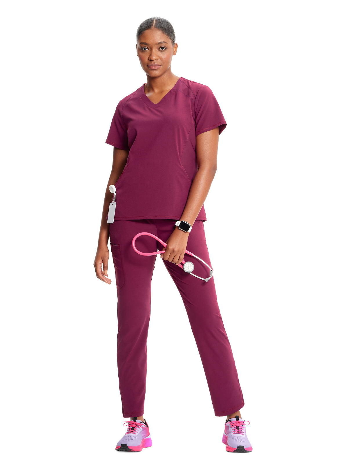 Women's V-Neck Scrub Top