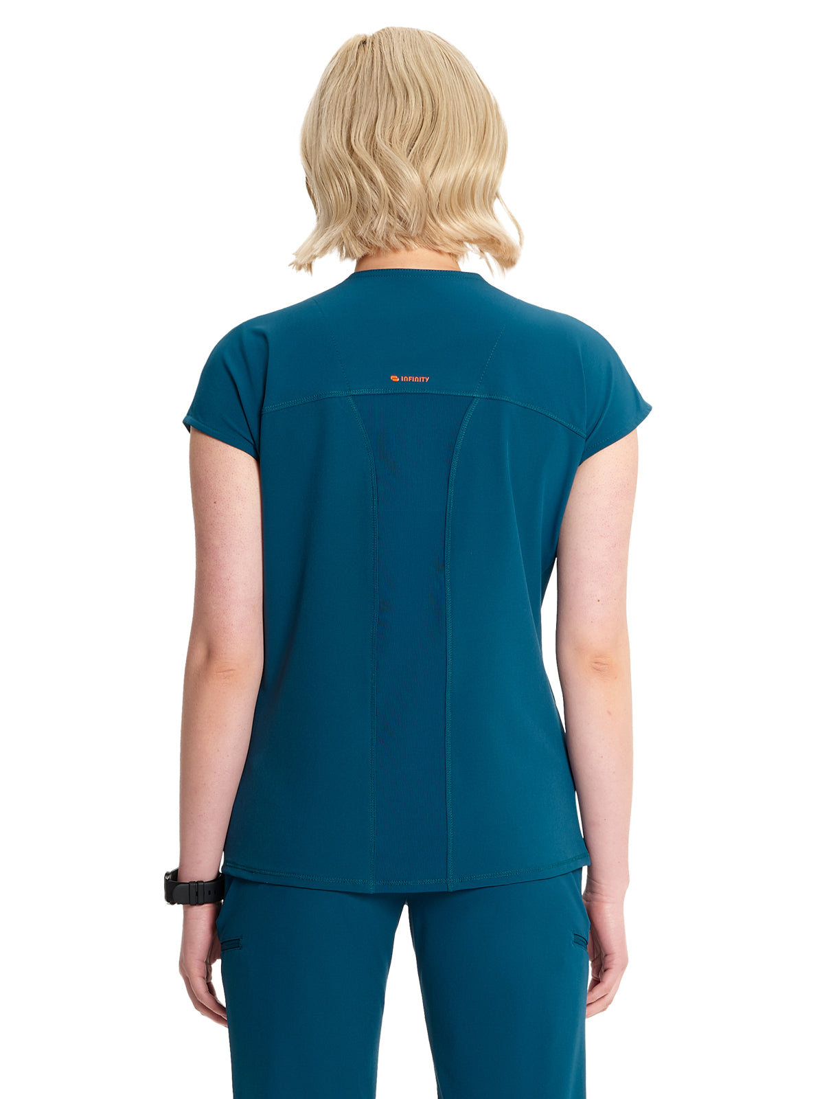 Women's Henley Scrub Top