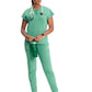 Women's Henley Scrub Top