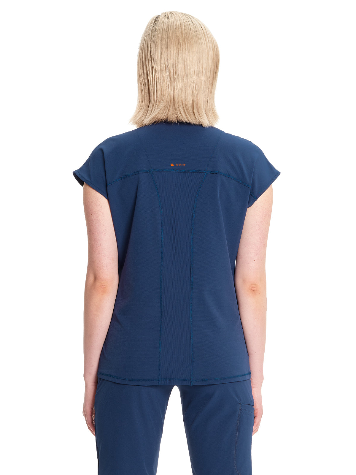 Women's Henley Scrub Top