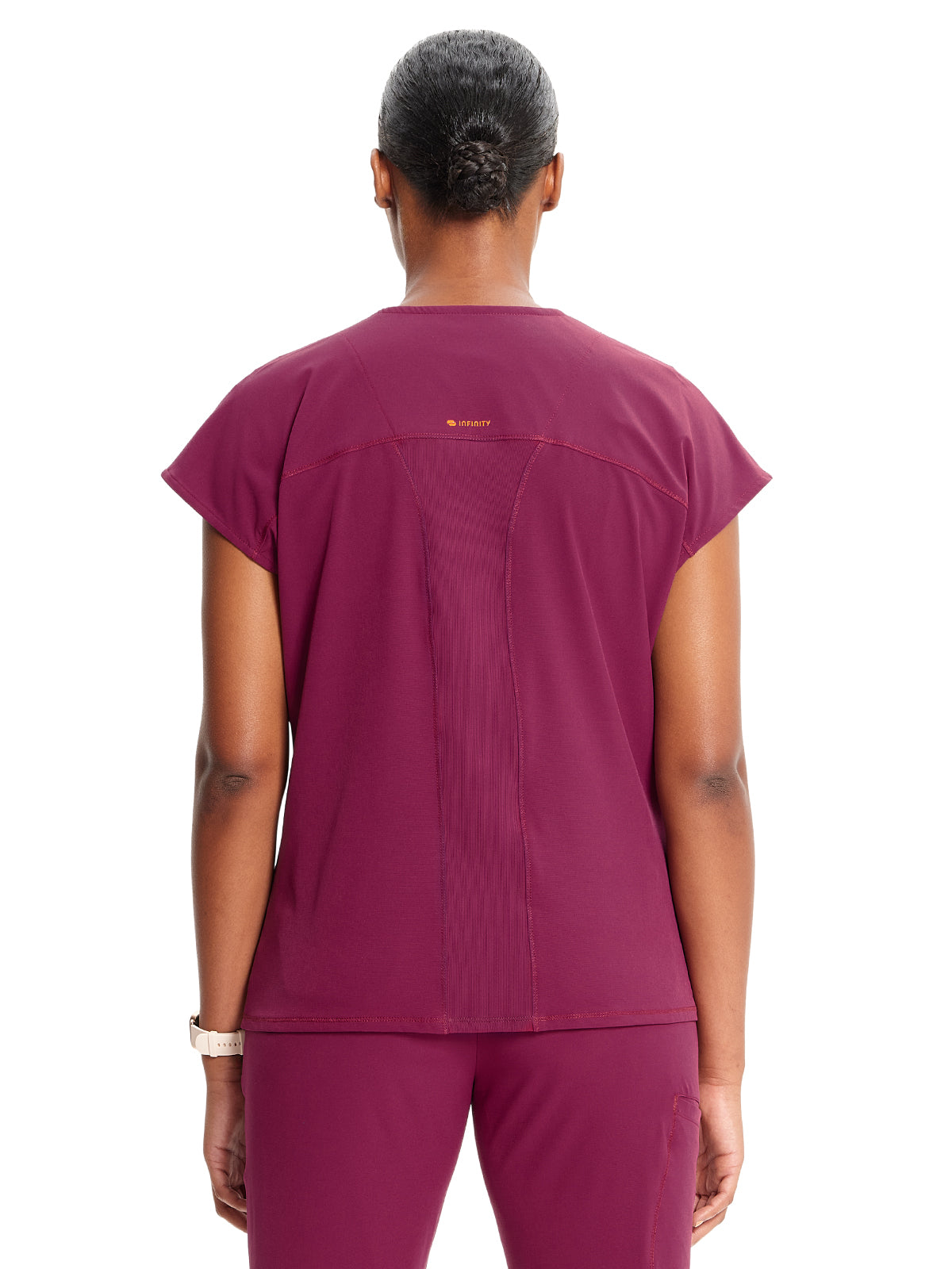 Women's Henley Scrub Top