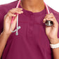 Women's Henley Scrub Top