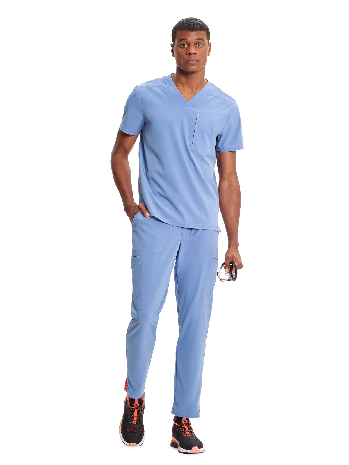 Men's V-Neck Scrub Top