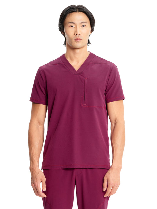 Men's V-Neck Scrub Top