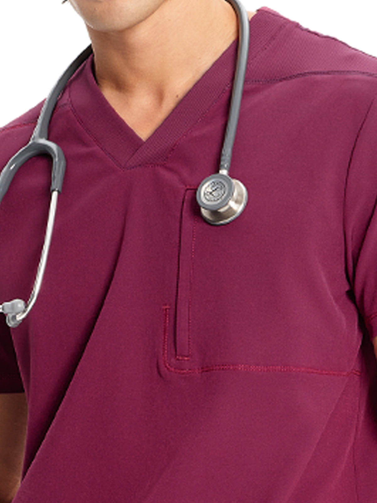 Men's V-Neck Scrub Top