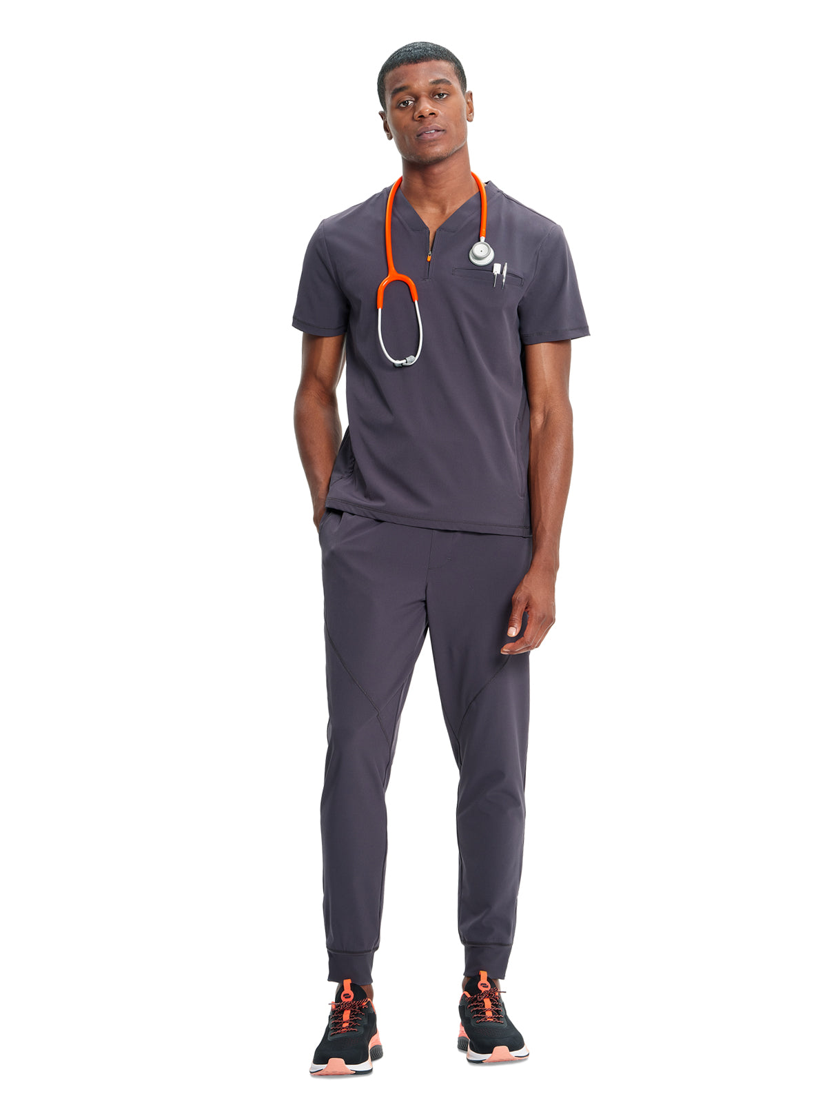 Men's V-Neck Scrub Top