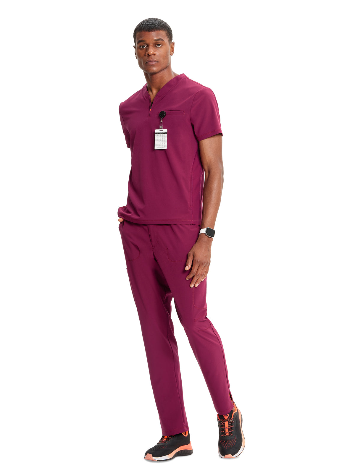 Men's V-Neck Scrub Top