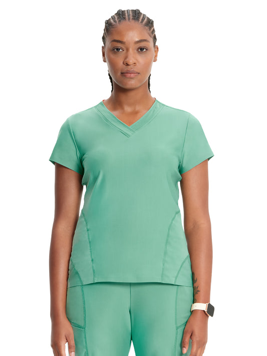 Women's 2-Pocket V-Neck Scrub Top