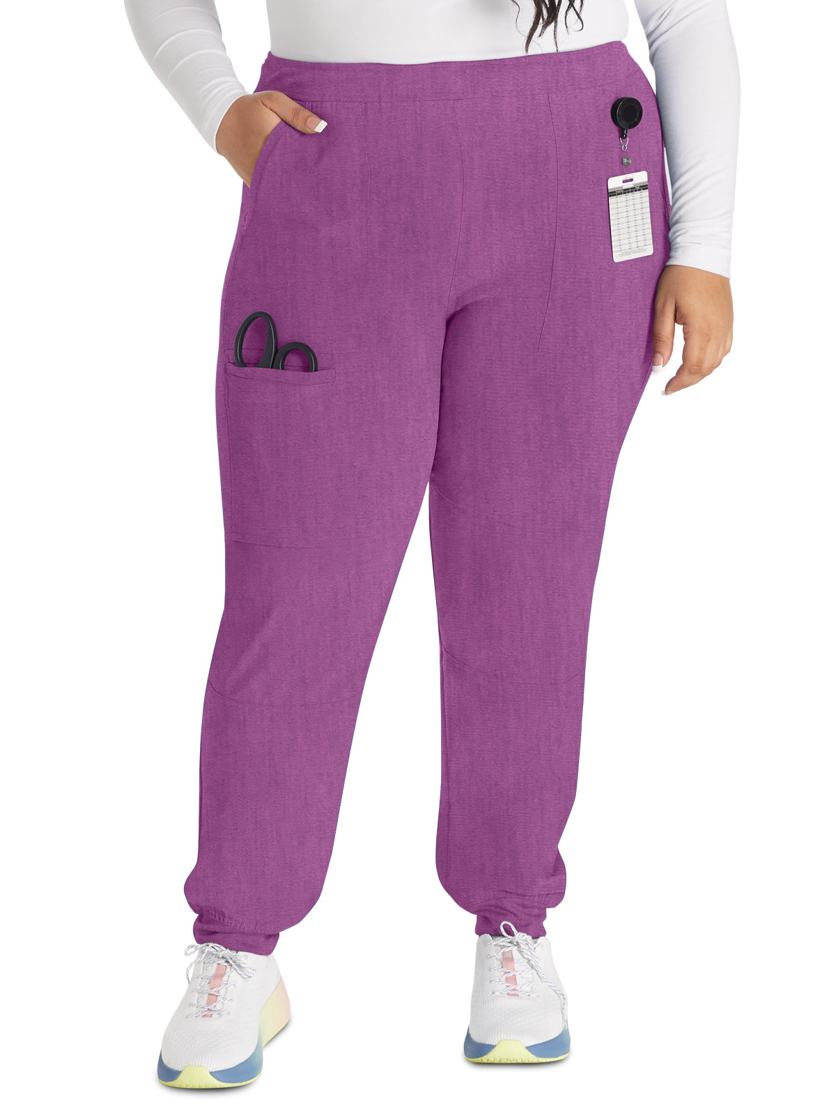 Women's 5-Pocket Tapered Leg Scrub Pant