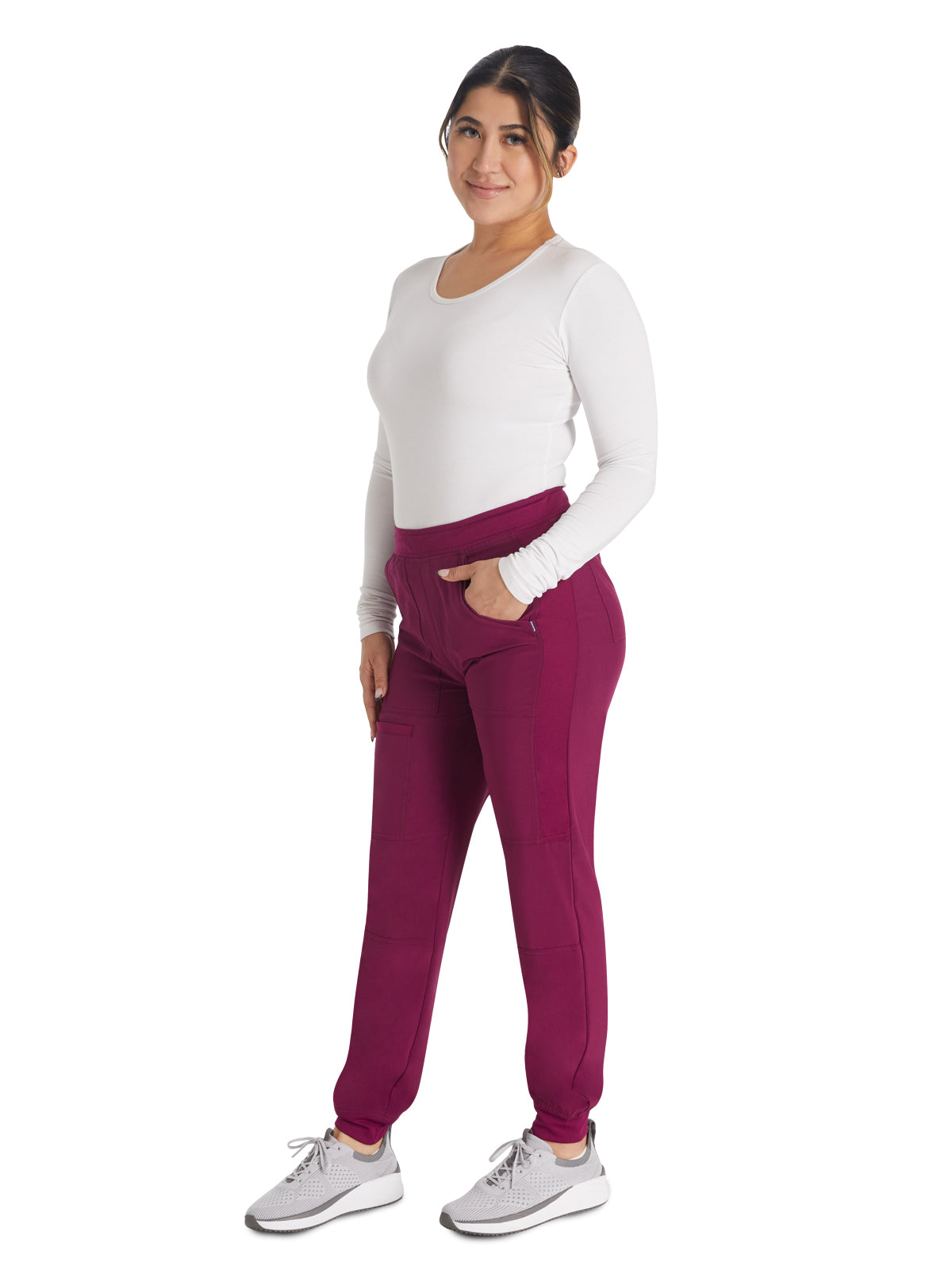 Women's 5-Pocket Tapered Leg Scrub Pant