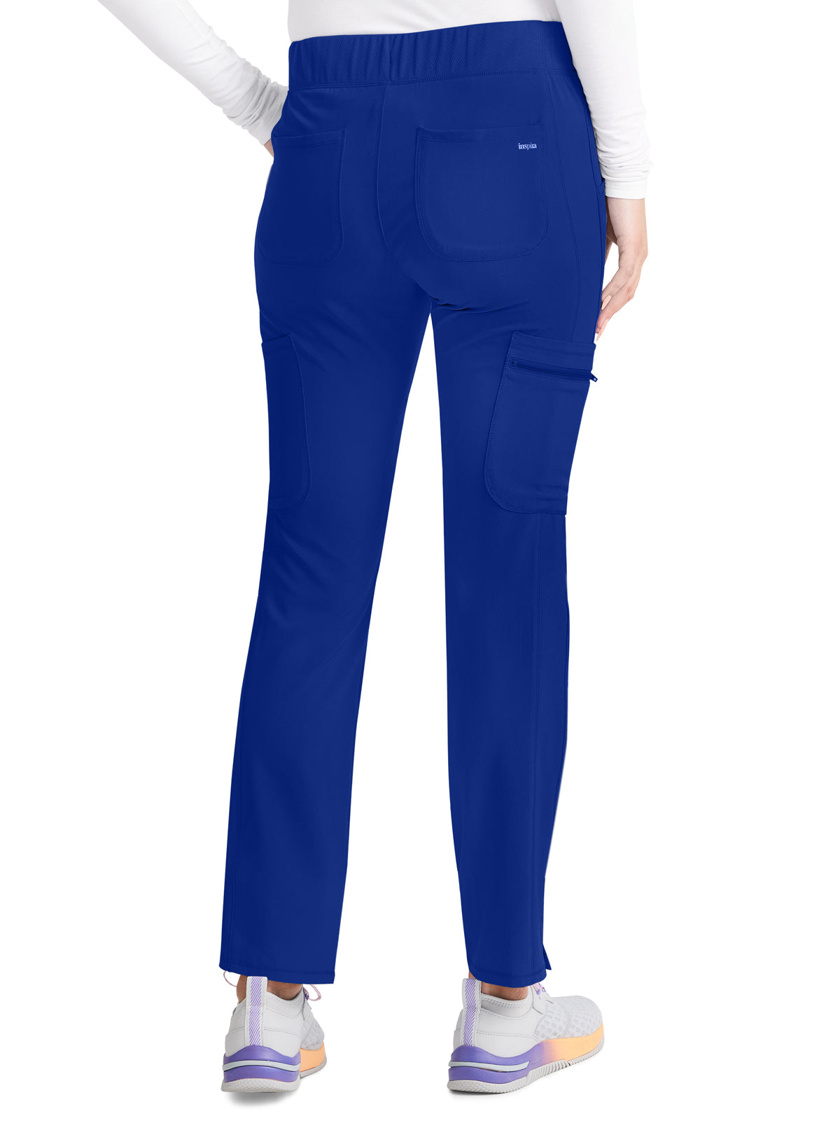 Women's 8-Pocket Mid Rise Scrub Pant