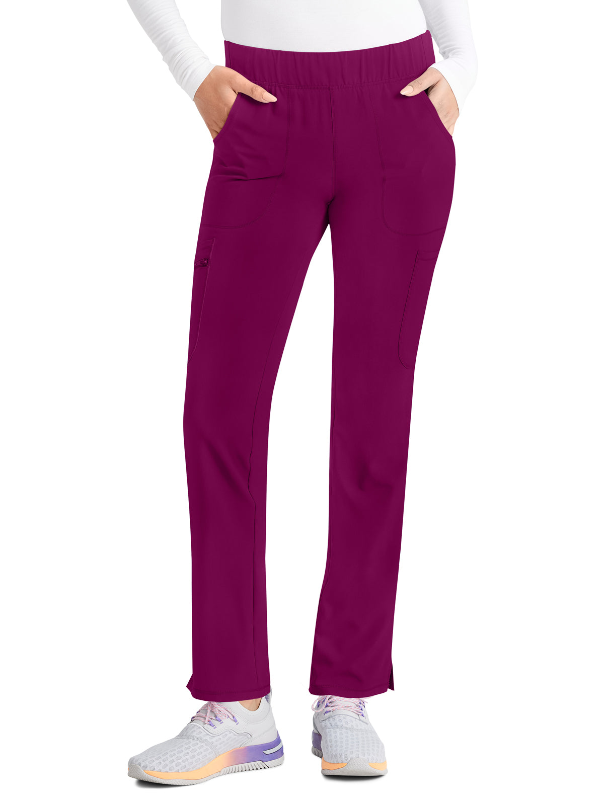 Women's 8-Pocket Mid Rise Scrub Pant