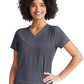 Women's 2-Pocket Tuckable V-Neck Scrub Top