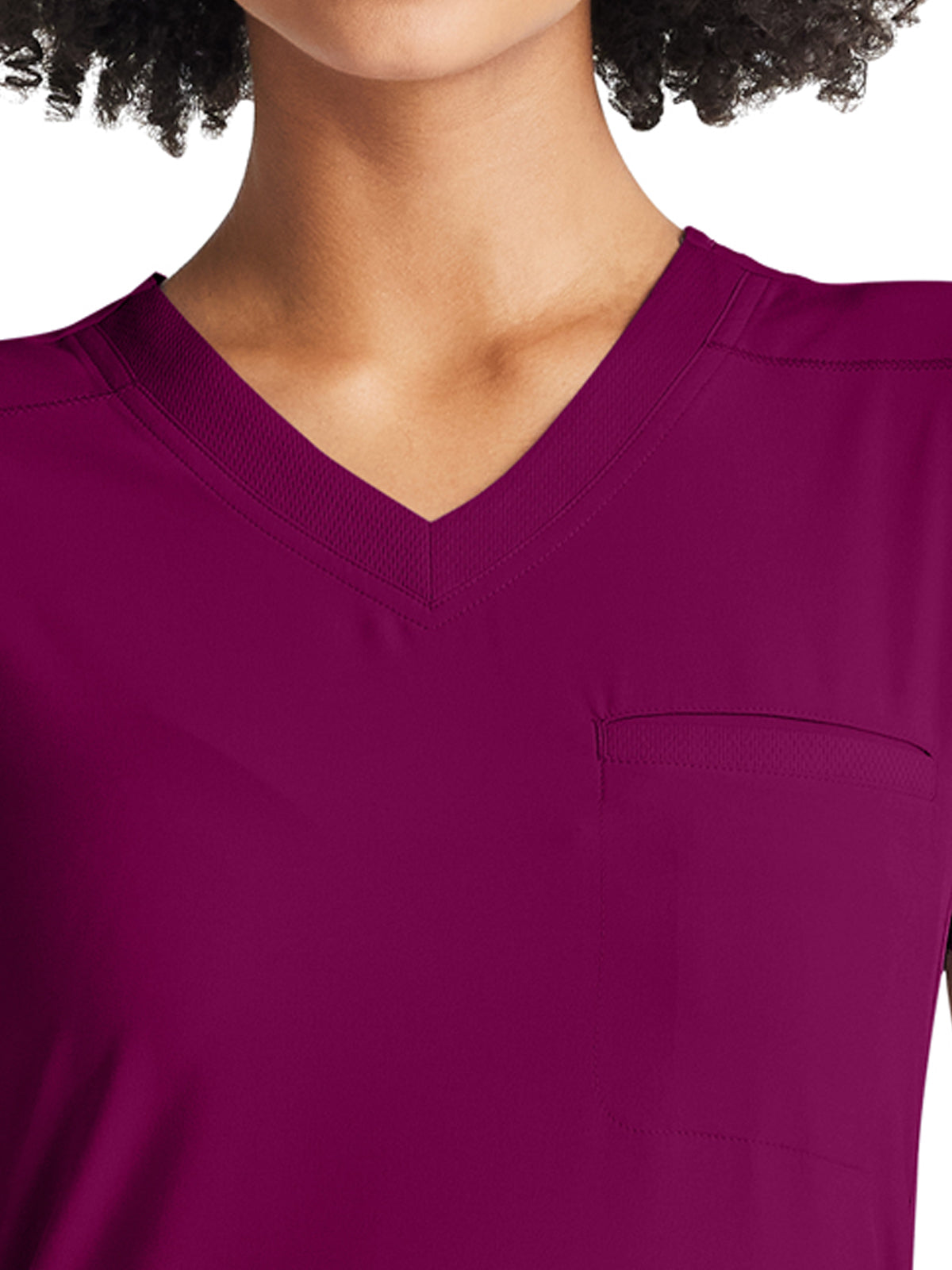 Women's 2-Pocket Tuckable V-Neck Scrub Top