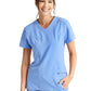 Women's 4-Pocket V-Neck Scrub Top