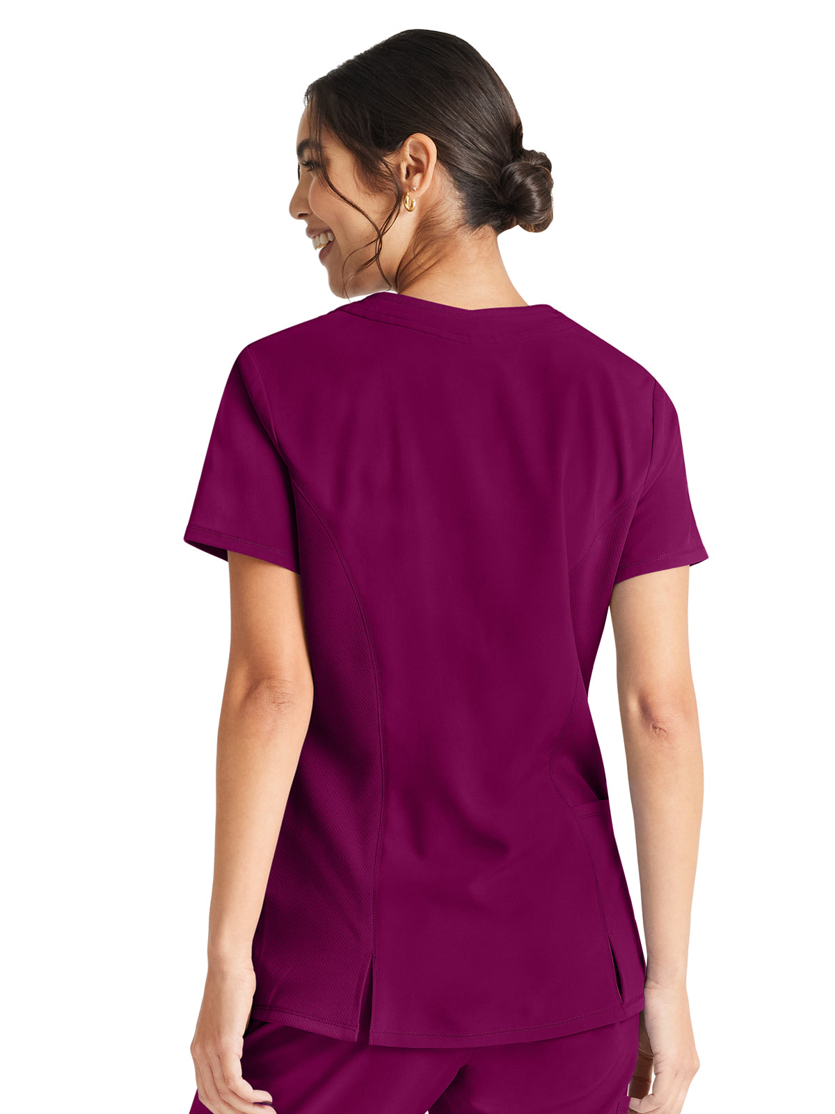 Women's 4-Pocket V-Neck Scrub Top