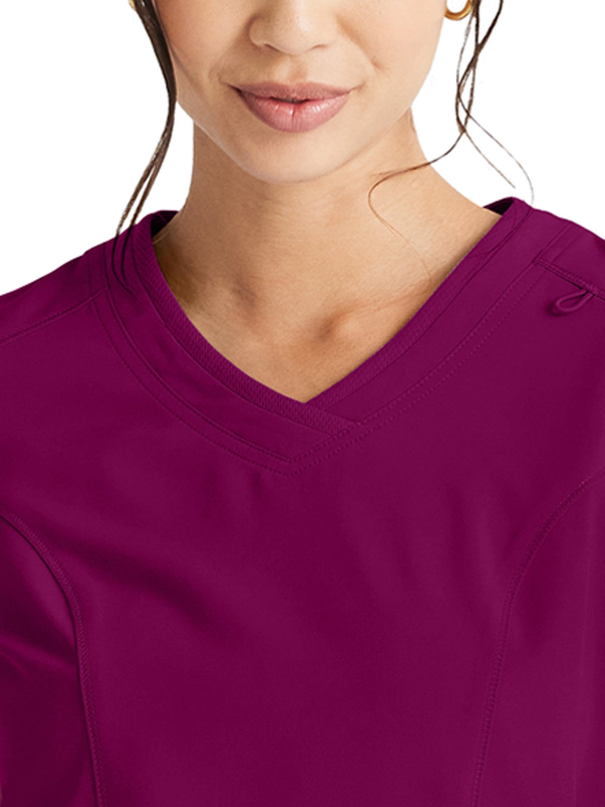 Women's 4-Pocket V-Neck Scrub Top