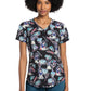 Women's V-Neck Print Top