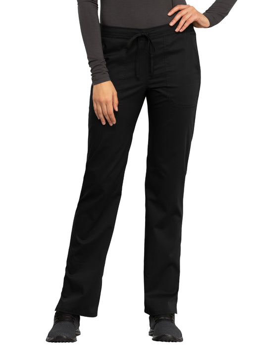 Women's 3-Pocket Mid Rise Scrub Pant