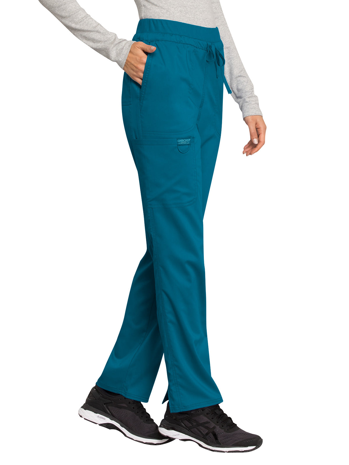 Women's 5-Pocket Tapered Leg Scrub Pant