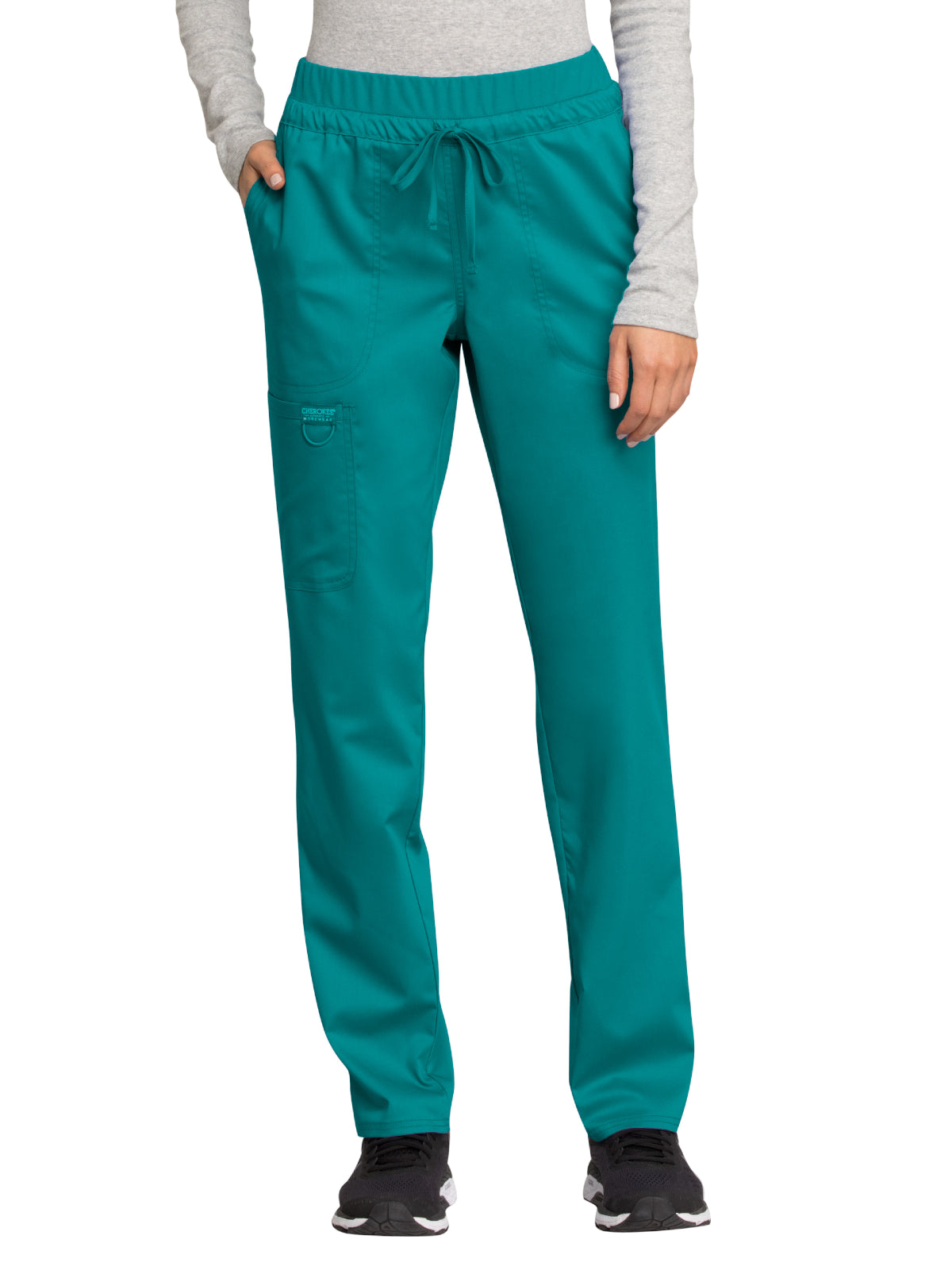 Women's 5-Pocket Tapered Leg Scrub Pant