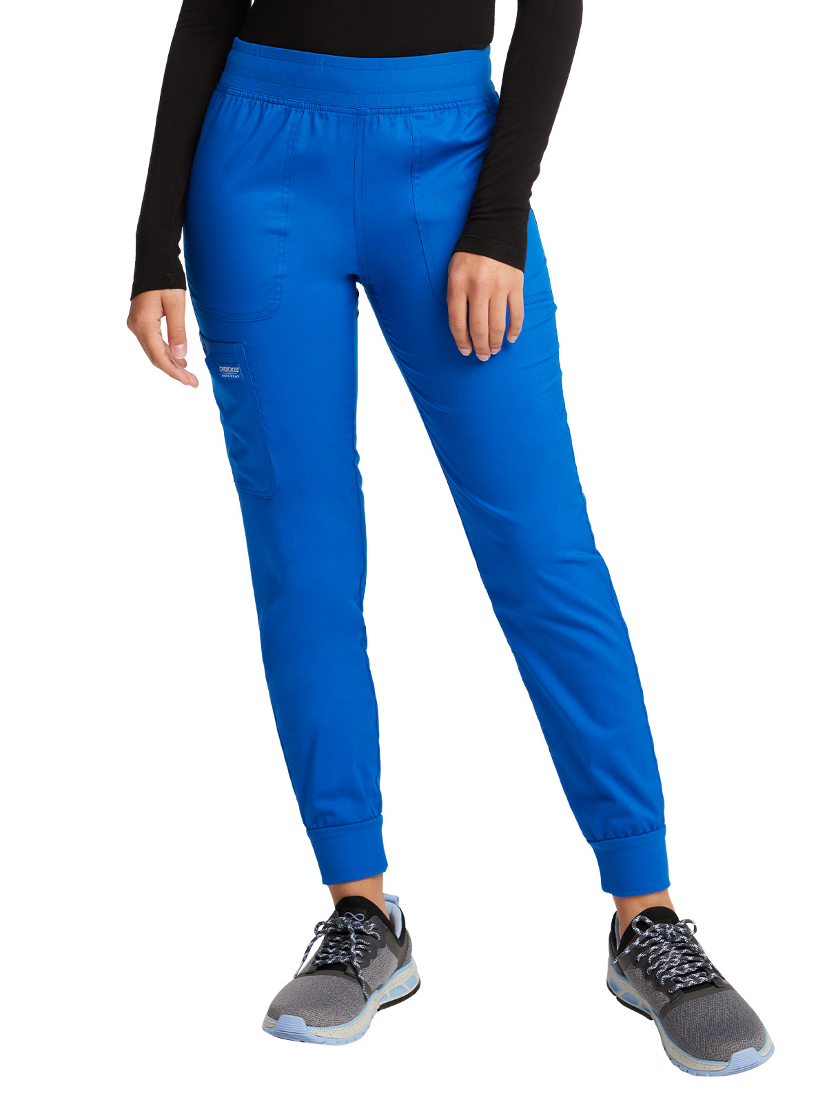 Women's 5-Pocket Mid Rise Jogger Scrub Pant