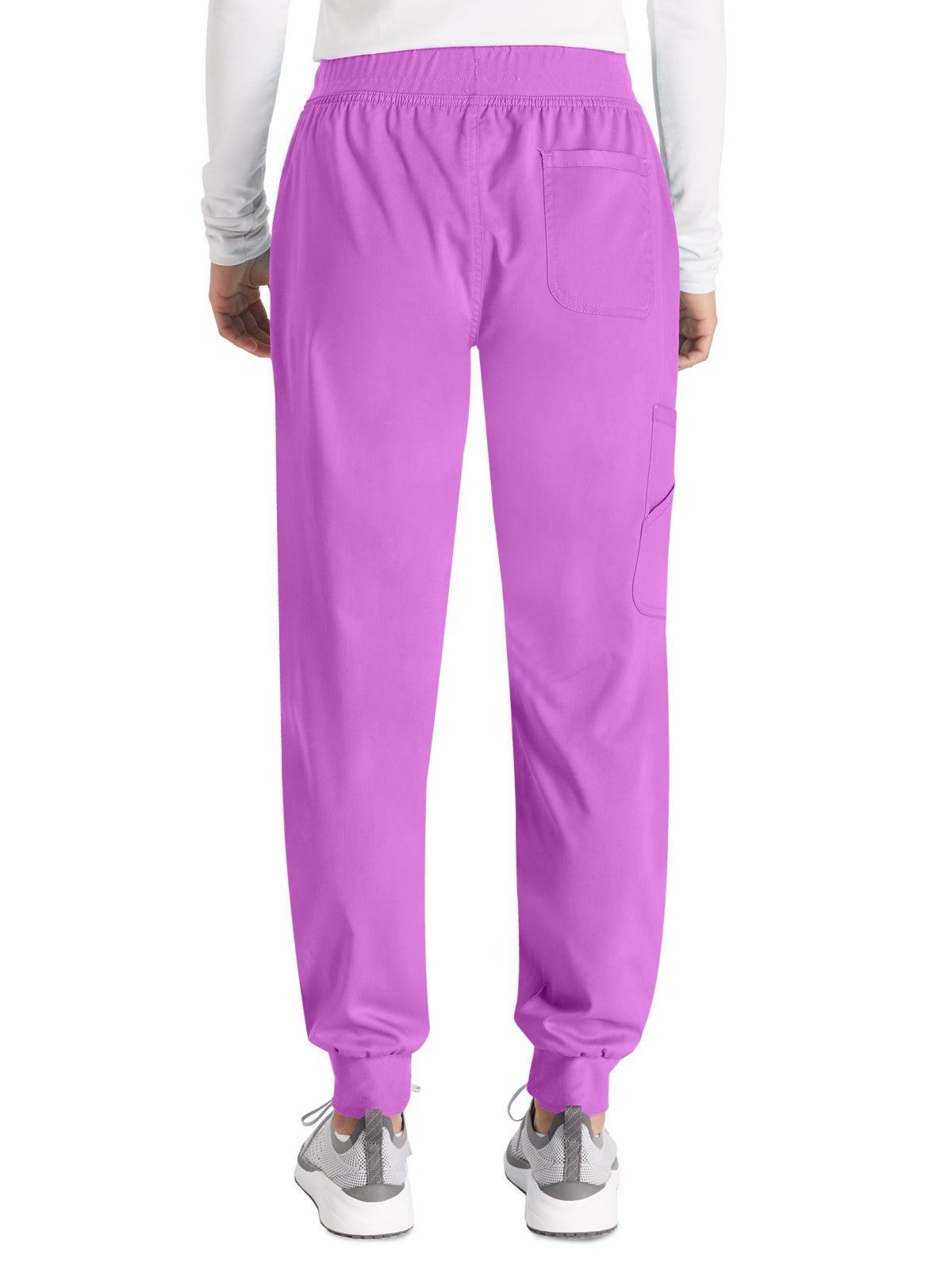 Women's 5-Pocket Mid Rise Jogger Pant - WW115 - Sweet Berry