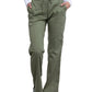 Women's 5-Pocket Mid Rise Drawstring Scrub Pant