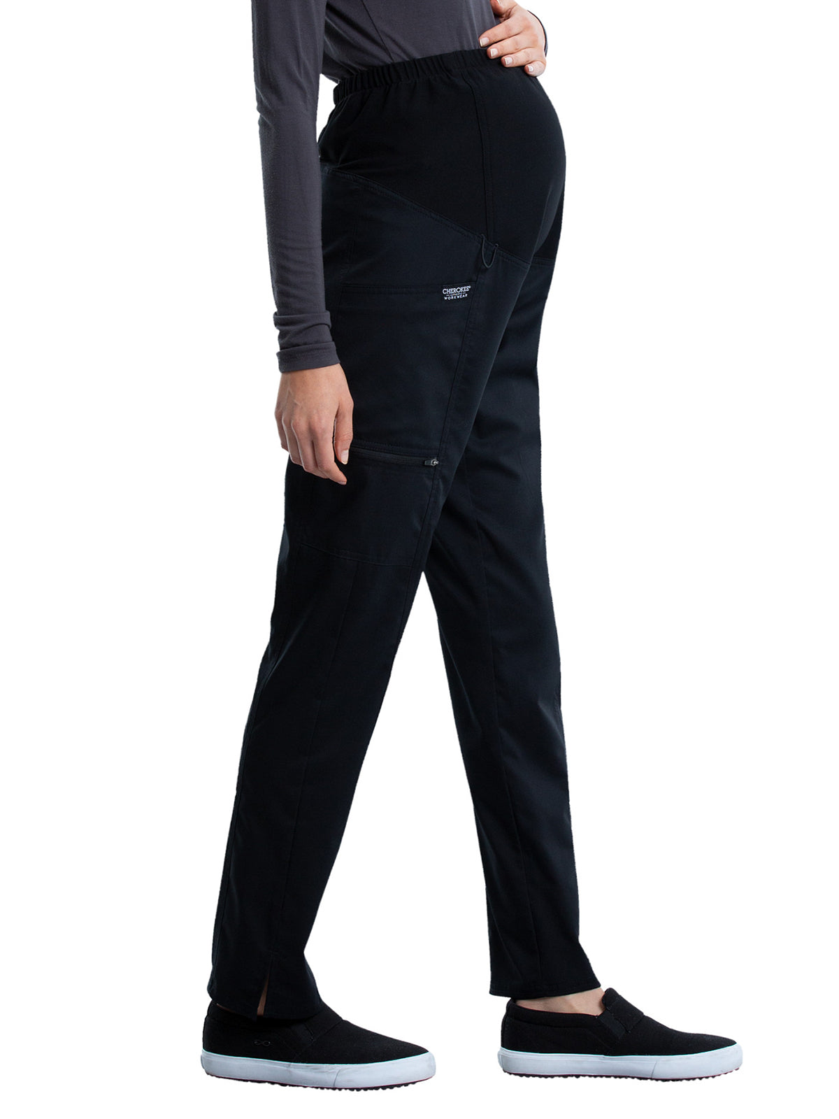 Women's 3-Pocket Maternity Straight Leg Scrub Pant