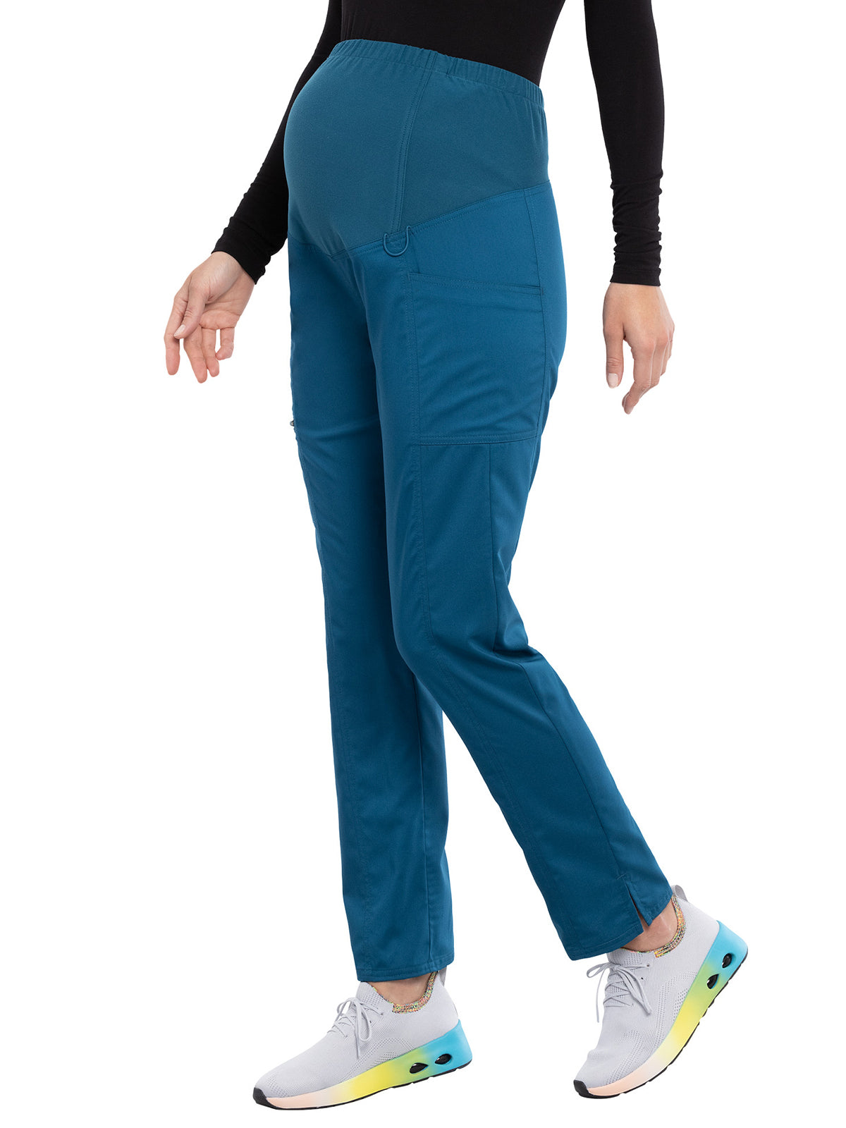 Women's 3-Pocket Maternity Straight Leg Scrub Pant