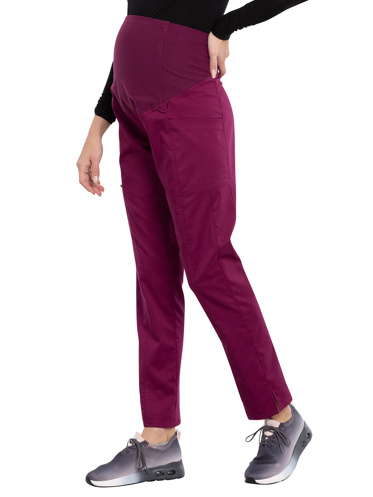 Women's 3-Pocket Maternity Straight Leg Scrub Pant