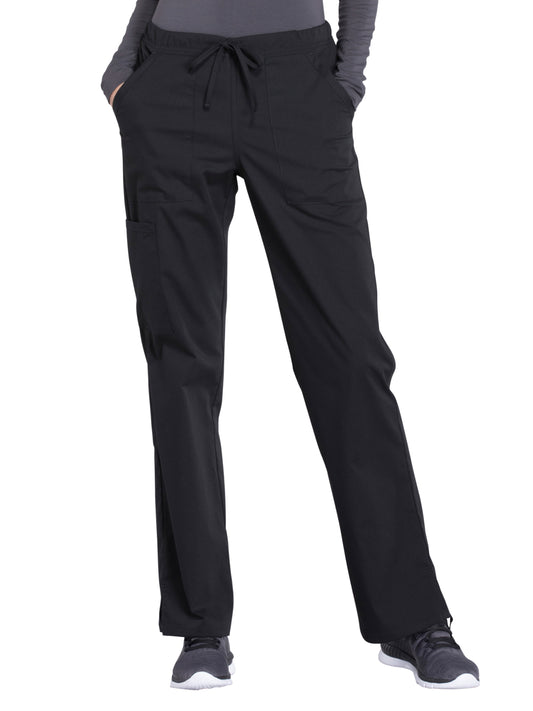 Women's Mid Rise Straight Leg Drawstring Pant