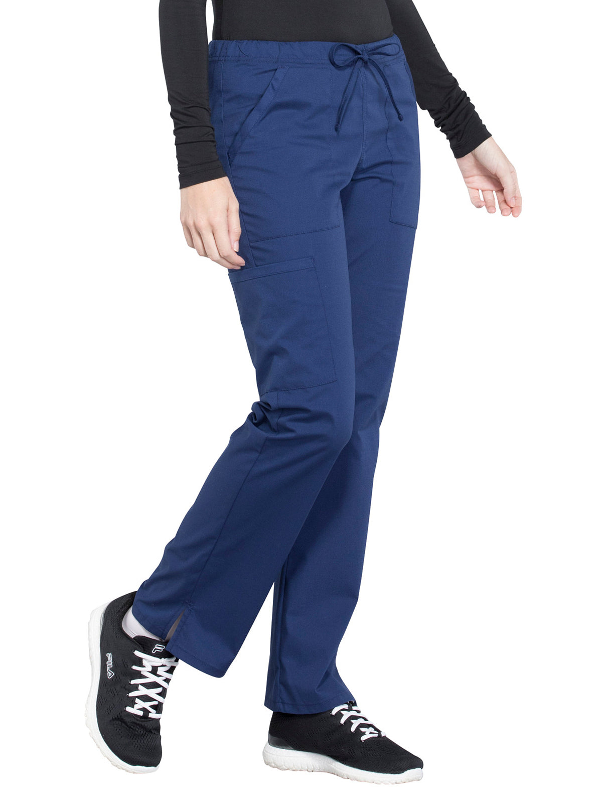 Women's Mid Rise Straight Leg Drawstring Pant