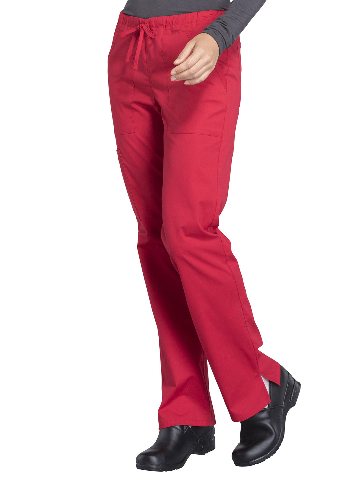 Women's Mid Rise Straight Leg Drawstring Pant