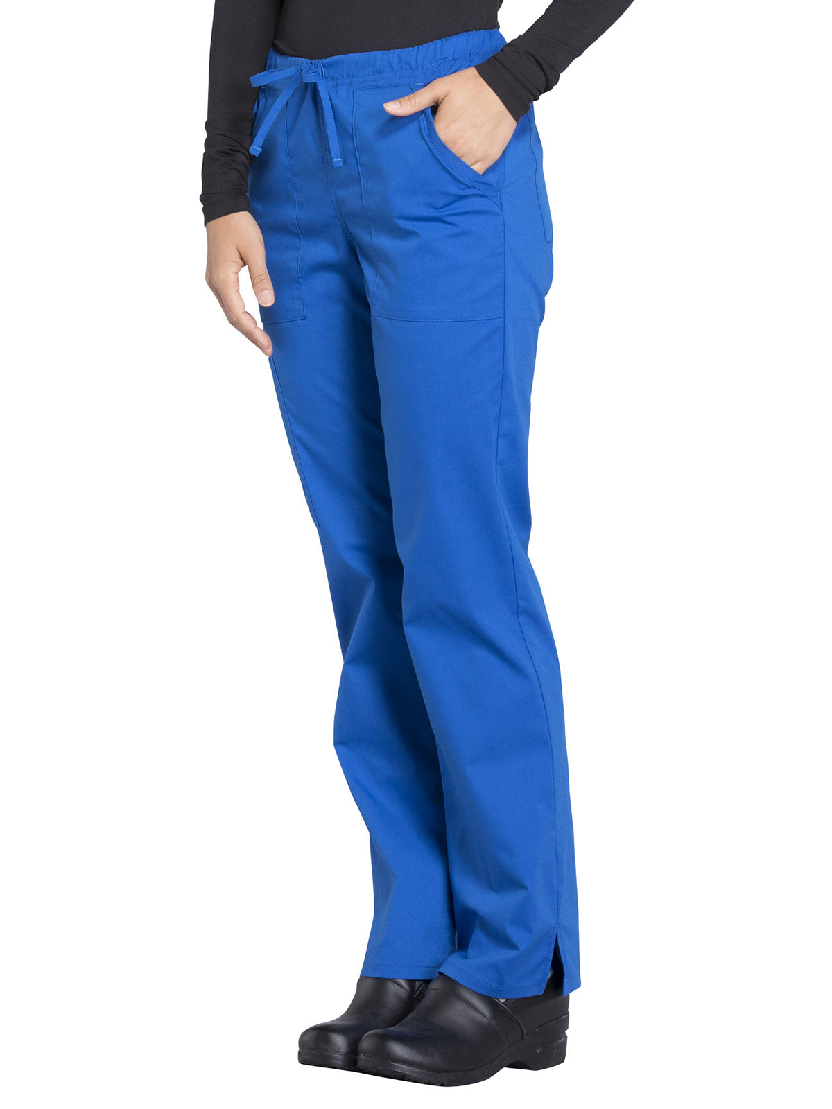 Women's Mid Rise Straight Leg Drawstring Pant