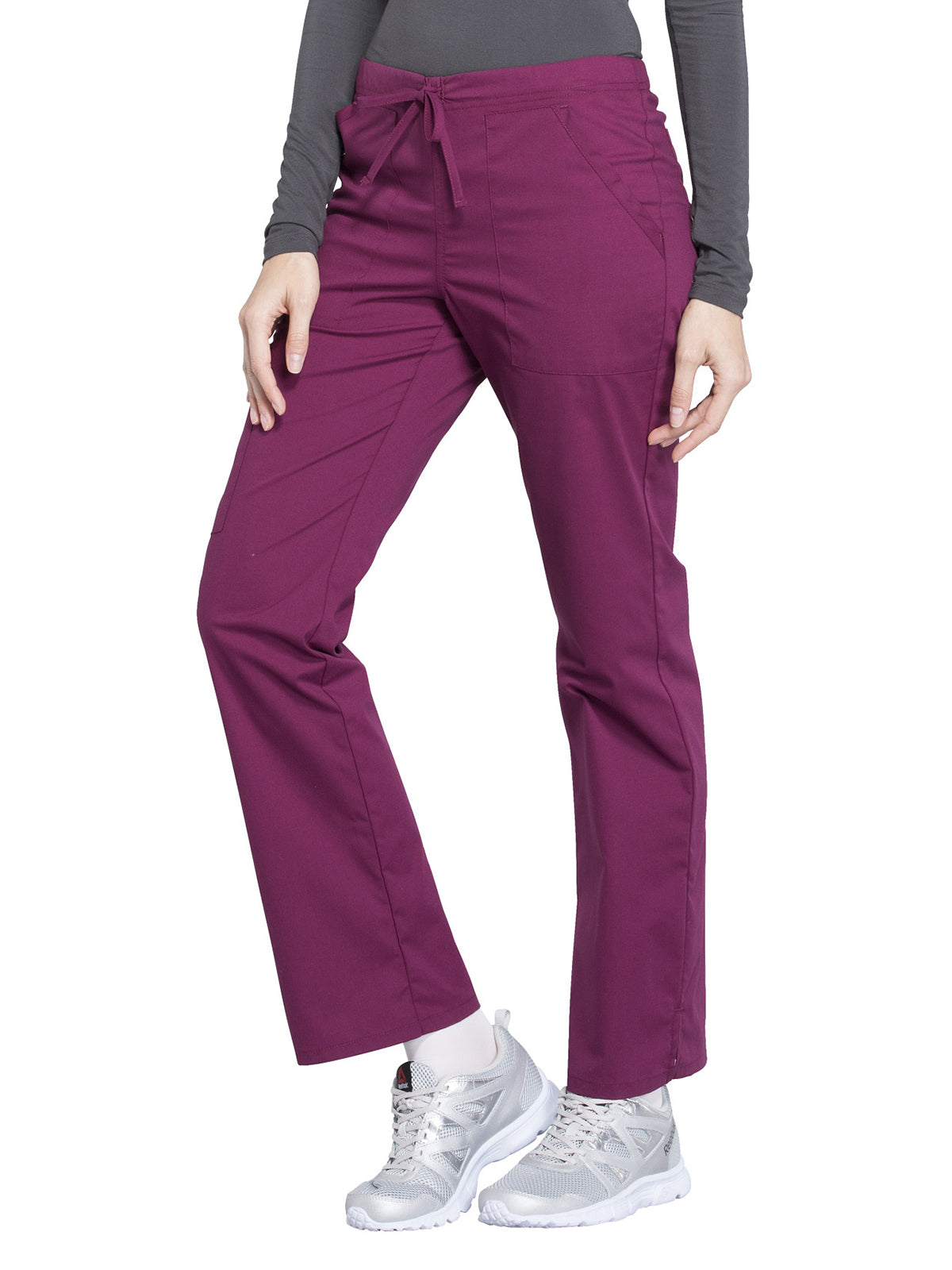 Women's Mid Rise Straight Leg Drawstring Pant